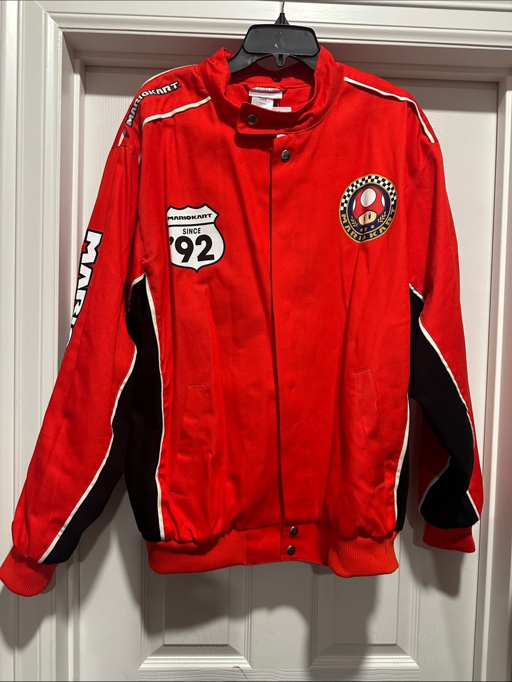 Mario kart jacket red/black/white